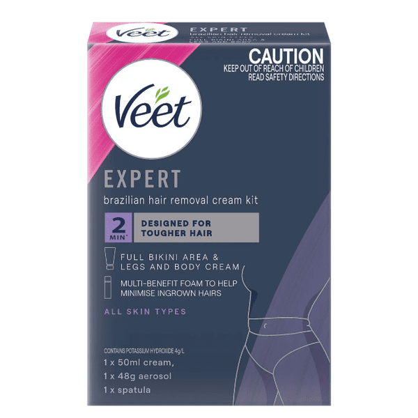 Buy Veet Expert Brazilian Hair Removal Cream Kit Online at