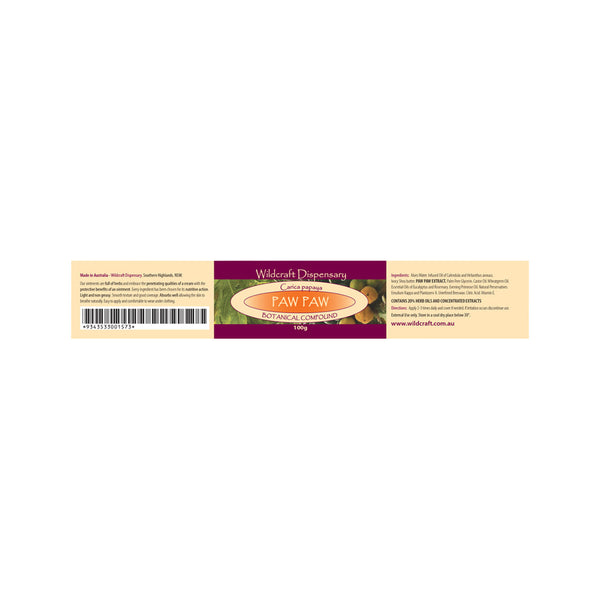 Buy Wildcraft Dispensary Paw Paw Herbal Ointment 100g Online At