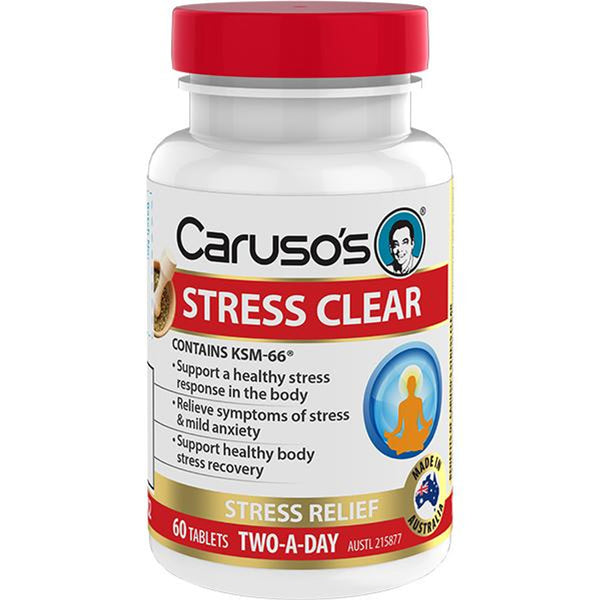 Caruso s Natural Health Stress Clear 60 Tablets