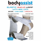 Body Assist Elastic Ankle Wrap With Loop Anchor