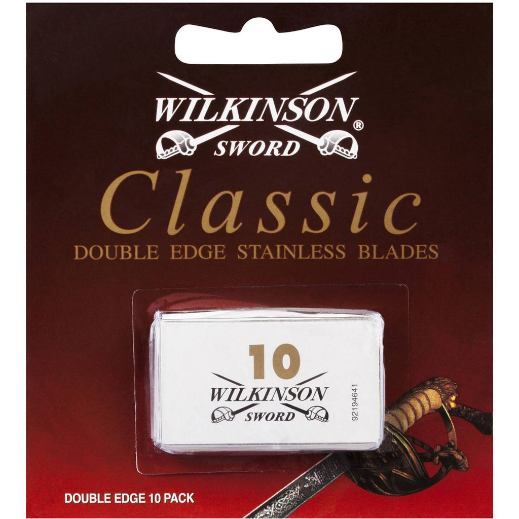 Buy Gillette Wilkinson Sword Double Edge Razor Blades Stainless 10 Pack ...