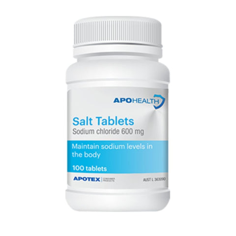 Apohealth Salt 600mg 100 Tablets