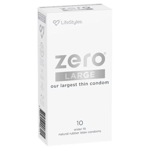 LifeStyles Zero Large Condoms 10 Packs