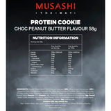 Musashi Protein Cookie White Choc Berry 58g 12PK