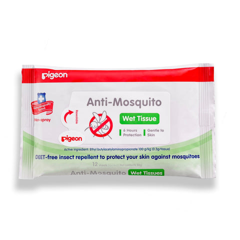 Pigeon Anti-Mosquito Wipes 12 Pack