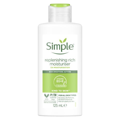 Simple Kind To Skin Rich Moisturiser Replenishing 125ml