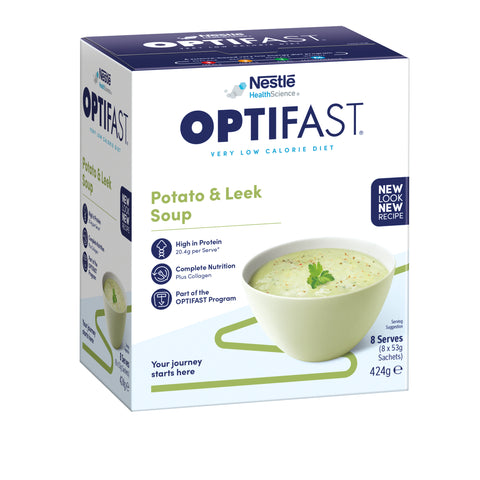 Optifast VLCD Soup Potato & Leek 8x53g