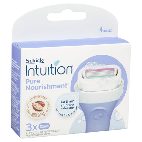 Schick Intuition Pure Nourishment Blades 3PK