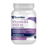 Guardian Vitamin D3 1000iu 400cap