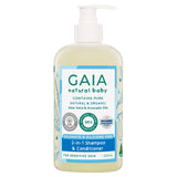 Gaia Natural Baby 2 in 1 Shampoo and Conditioner 500ml