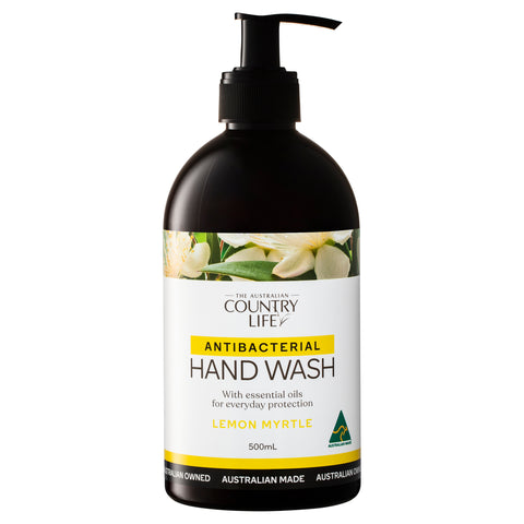 Country Life Anti-Bacterial Hand Wash Lemon Myrtle 500ml