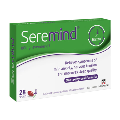 Seremind Lavender Oil 80mg 28 Capsules