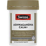 SWISSE ULTIBOOST ASHWAGANDA CALM+ 60PK