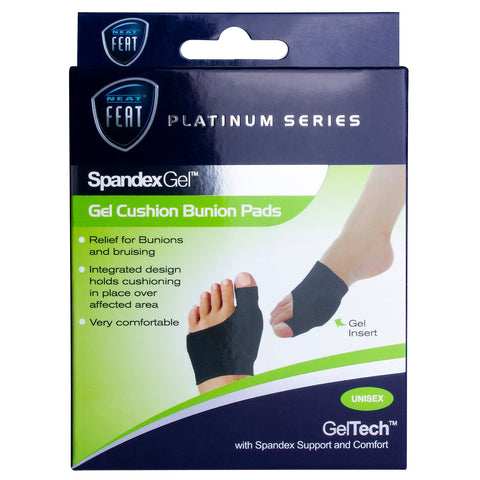 Neat Feat Spandex Gel Cushion Bunion Pads Medium