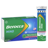 Berocca Mind Mixed Berries 20 Effervescent Tablets