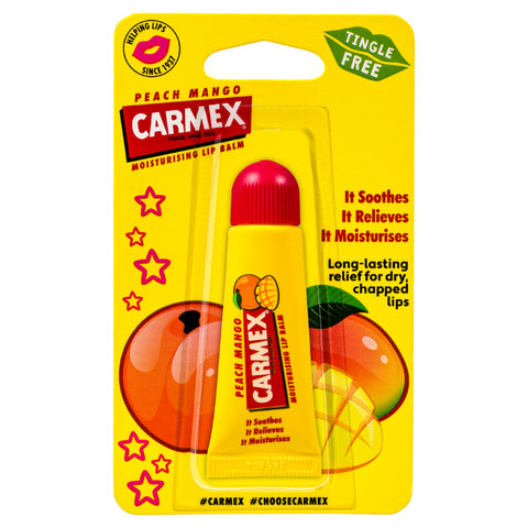 Carmex Lip Balm Peach Mango Squeeze Tube 10g