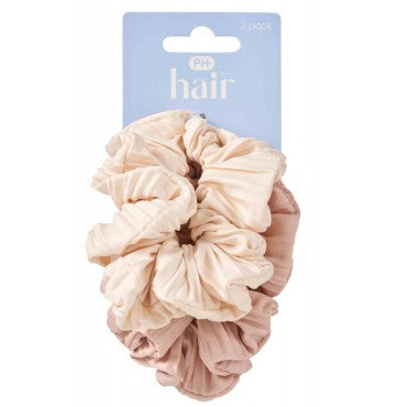 PHarmacy Health SCRUNCHIE LUXE NUDE 2PK