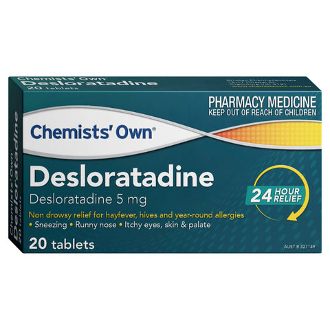 Chemists' Own Desloratadine 5mg 20 Tablets