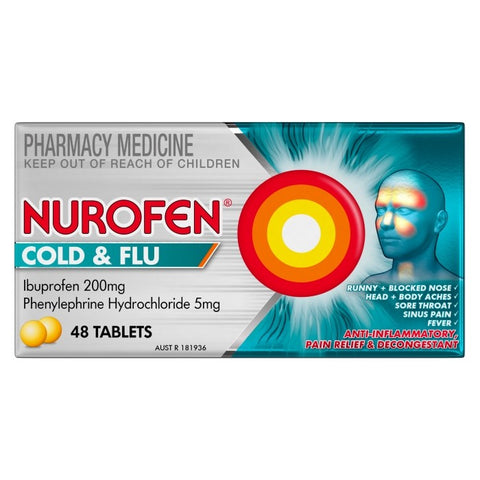 Nurofen Cold & Flu PE 48 Tablets