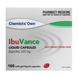 Chemists Own Ibuvance Liquid Capsules 100