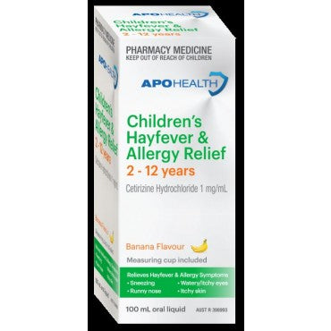 Apohealth Child Hayfever + Allergy Relief 100ml