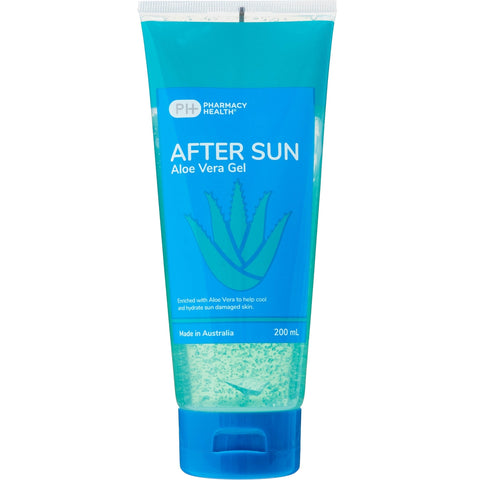 Pharmacy Health After Sun Aloe Vera Gel 200ml Tube