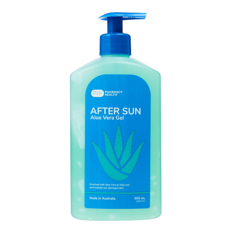 Pharmacy Health After Sun Aloe Vera Gel 500ml Pump