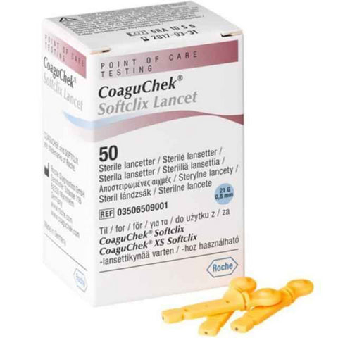 Coaguchek Softclix 50 Lancets