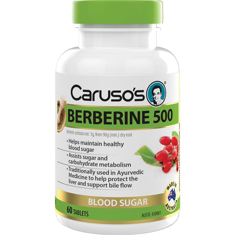 Carusos Berberine 500 60 Tablets