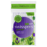 Swisspers Earth Kind Cotton Tips With Paper Stems 20 Pack