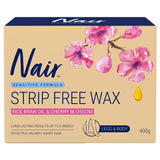 Nair Sensitive Legs & Body Strip free Rice Bran Oil Cherry Blossom 400g New