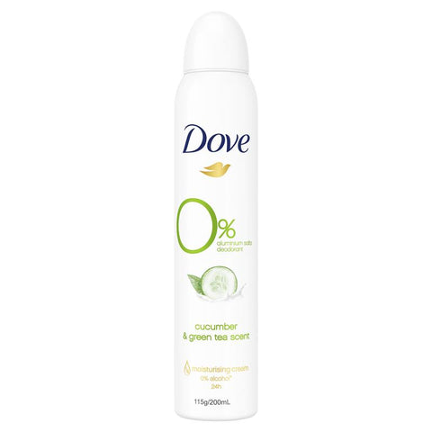 Dove for Women Deodorant Cucumber Zero Aluminium 200ml