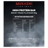 Musashi High Protein Bar Rocky Road 90g 12PACK