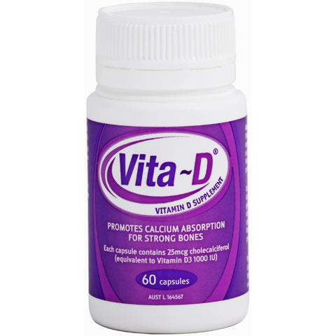 Vita-D Vitamin D Supplement  60 Capsules