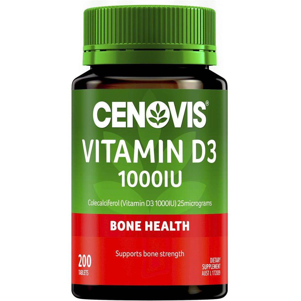 Buy Cenovis Vitamin D3 1000iu 200 Tablets Online at Cutpricepharmacy ...