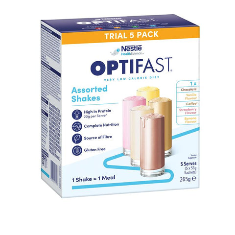 Optifast VLCD Shake Assorted Pack 5 x 53g