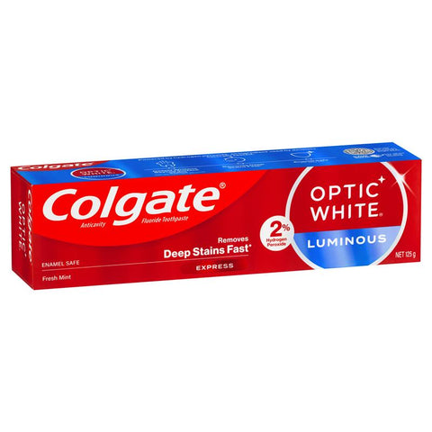 Colgate Optic White Express White Fresh Mint Teeth Whitening Toothpaste with hydrogen peroxide 125g