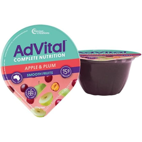 Advital Smooth Fruits Nutritionally Complete Apple&plum 12 X120g