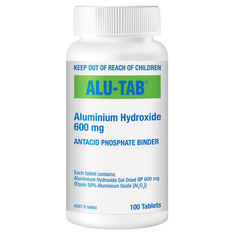 Alu-Tab Aluminium Hydroxide 600mg 100 Tablets