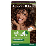 Clairol Natural Instincts Semi-Permanent Hair Color, 5w Medium Warm Brown