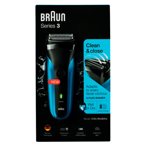 Braun Series 3 310s Rechargeable Wet&dry Electric Shaver 1 Each