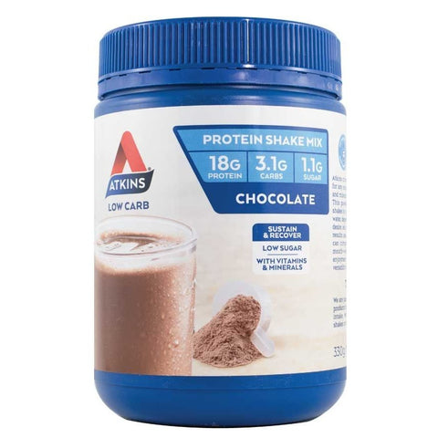 Atkins Low Carb Protein Shake Mix Chocolate 330 Grams