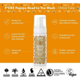 P'URE Papayacare Baby Papaya Head To Toe Baby Wash (Calendula with Paw Paw) 150ml