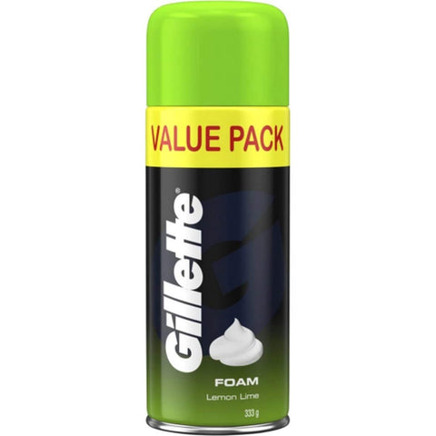 Gillette Shave Foam Lemon/Lime Value Pack 333g