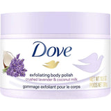 Dove Exfoliating Body Polish Crushed Lavender And Coconut Milk 298g