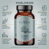 RITUA SLEEP Reishi Mushroom Passionflower Kava 60 Caps