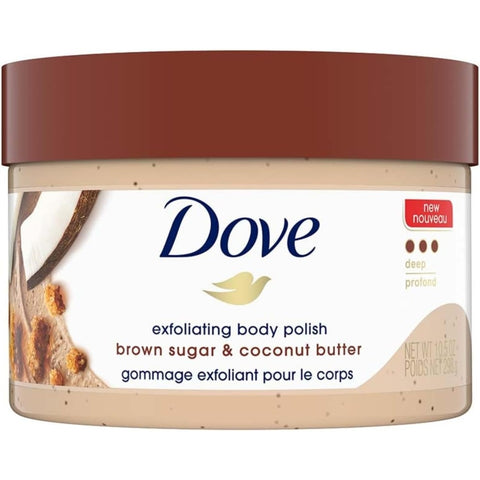 Dove Exfoliating Body Polish Brown Sugar & Coconut Butter 298g