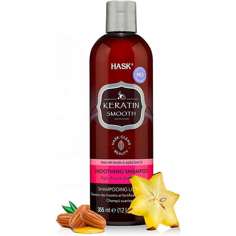 Hask Keratin Protein Smoothing Shampoo 355ml