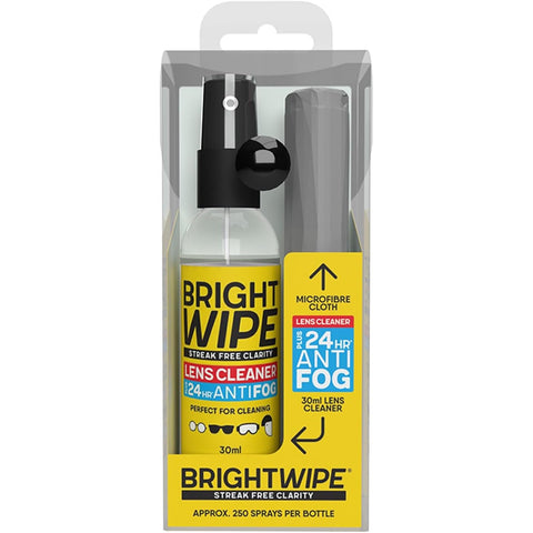 Bright Wipe Anti-fog Lens Care Kit 30ml