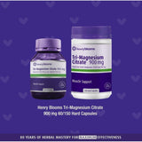 Henry Blooms Tri-Magnesium Citrate 900mg 150c